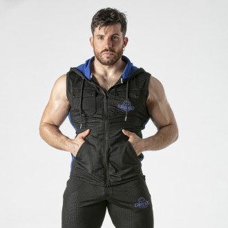 GILET HOODY BLEU LOCKER GEAR