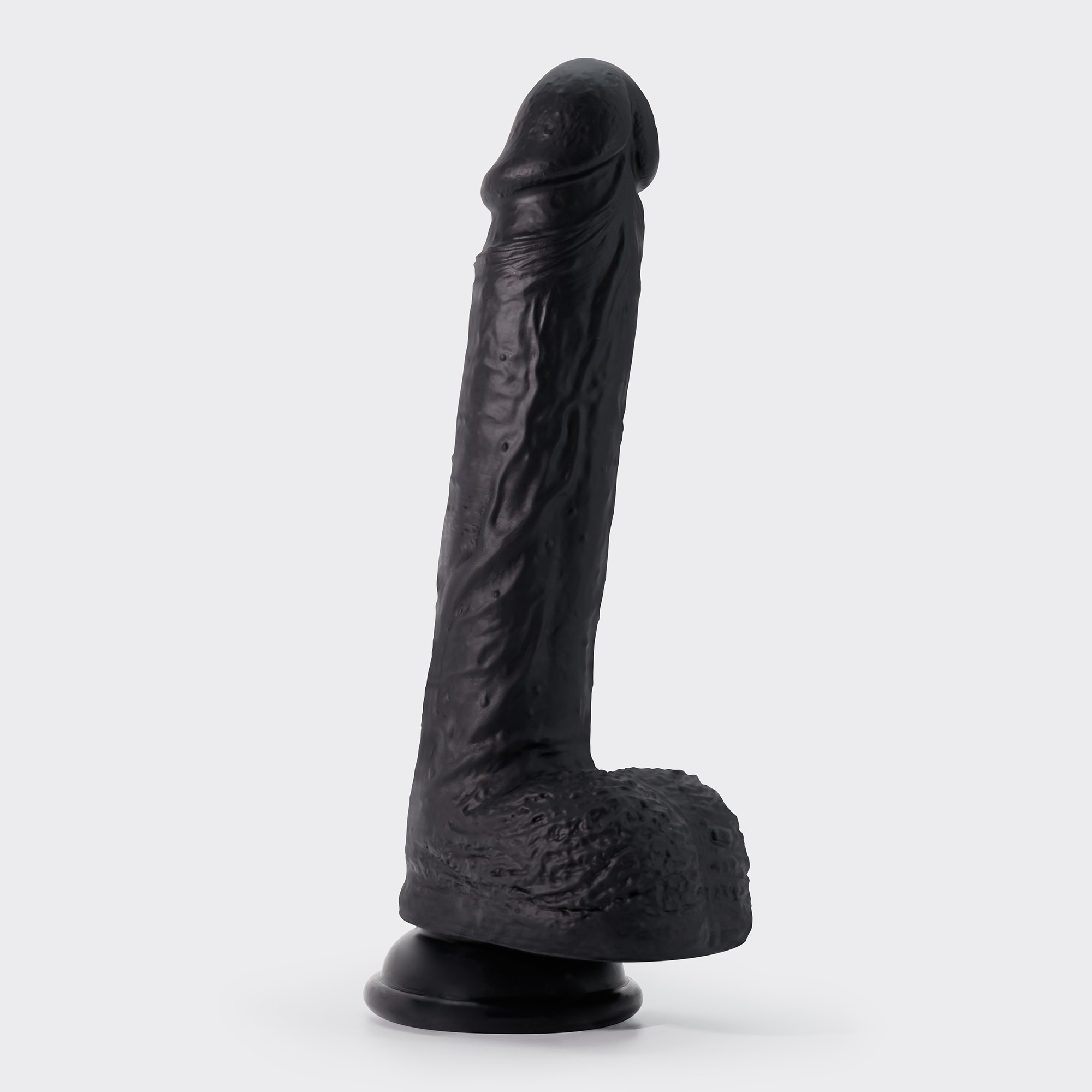 DILDO INVITIKTUS 8 IN SILICONE LIQUIDO CRUSHIOUS NERO