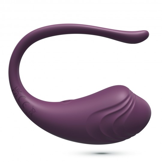 HUEVO VIBRADOR RECARGABLE CON MANDO A DISTANCIA TAMAGO CRUSHIOUS MORADO