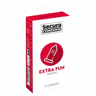 12 CONDONES EXTRA FUN SECURA