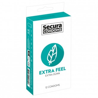 12 PRESERVÁTIFS EXTRA FEEL SECURA