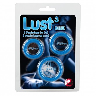 LUST COCK RING TRIO