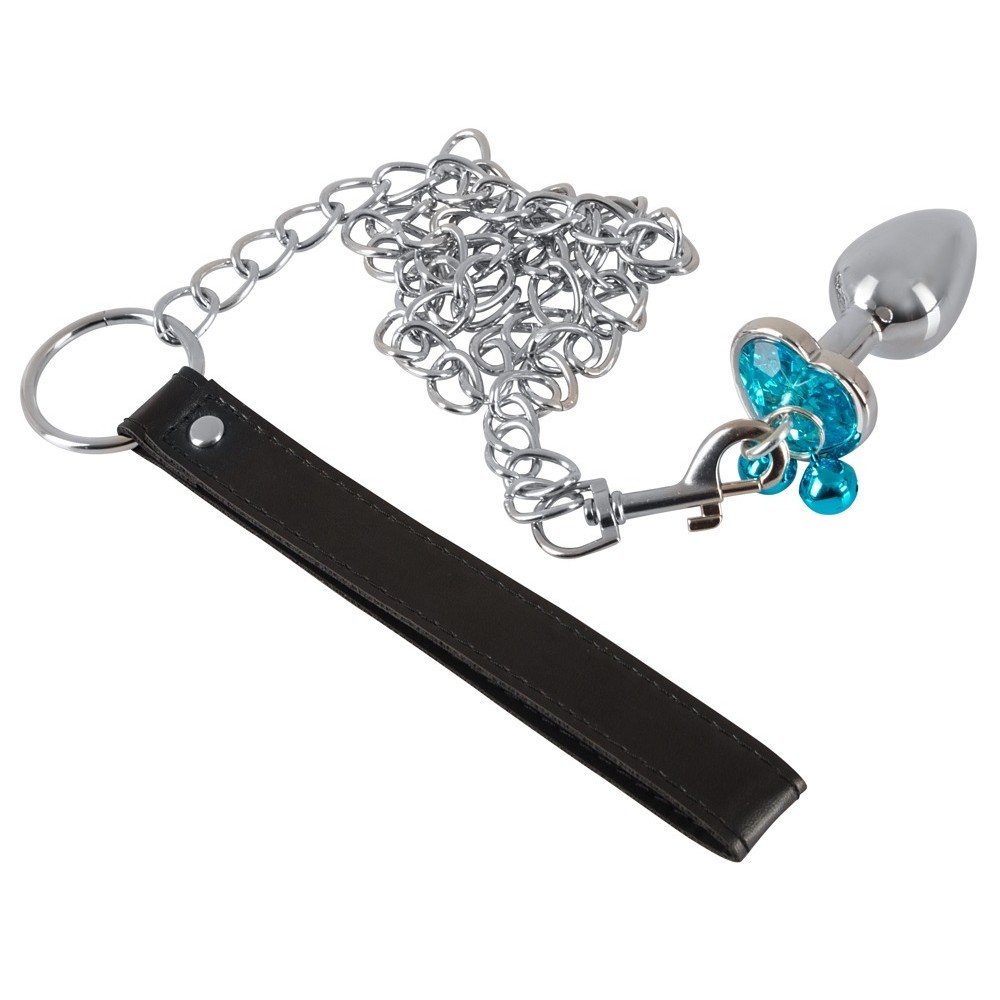 BUTT PLUG SET WITH A LEASH