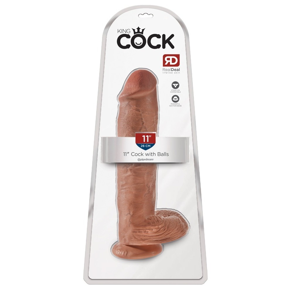 11&quot; COCK WITH BALLS