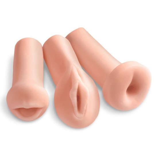 PIPEDREAM EXTREME TOYS ALL 3 HOLES MASTURBATOR SET