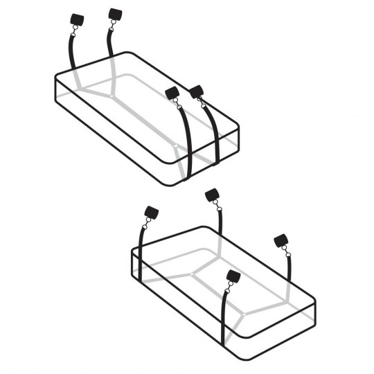 WRAPAROUND MATTRESS RESTRAINTS