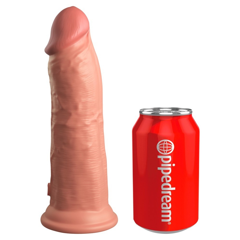 8&quot; DUAL DENSITY SILICONE COCK