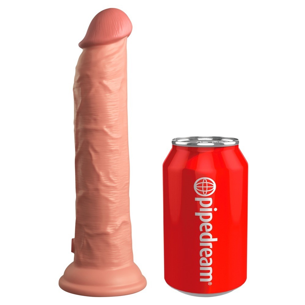 9&quot; DUAL DENSITY SILICONE COCK