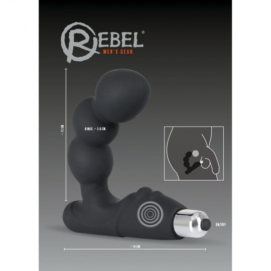 REBEL BEAD-SHAPED PROSTATE STIMULATOR