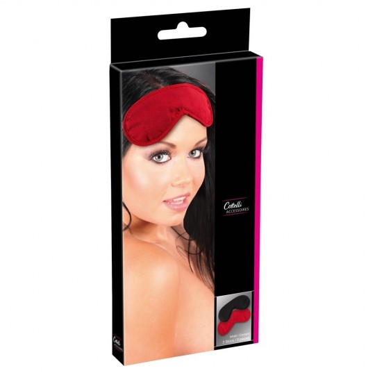 BLINDFOLD SET 2 RED/BLACK