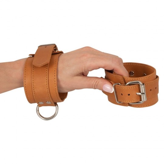 LEATHER WRIST CUFFS