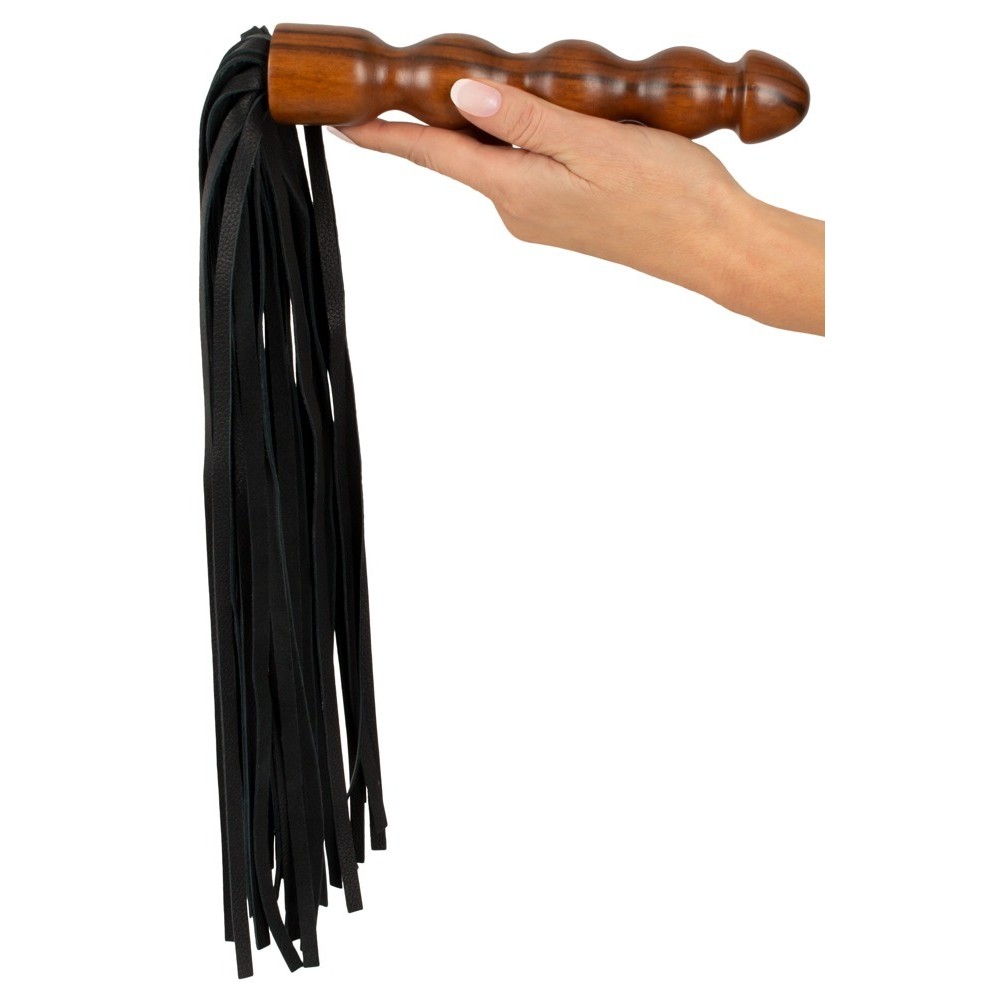 LEATHER FLOGGER WOOD