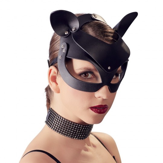 CAT MASK RHINESTONES