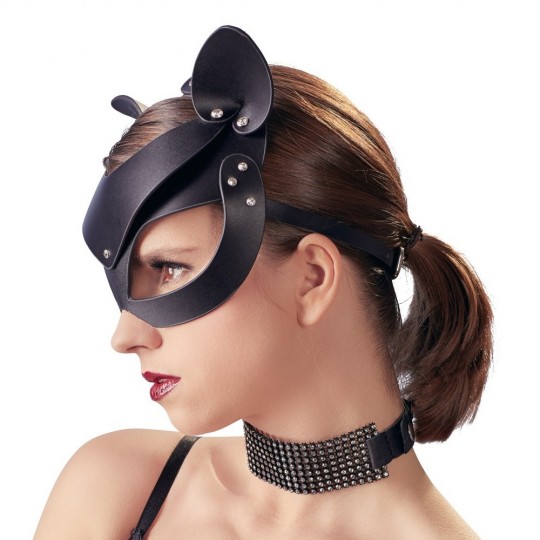 CAT MASK RHINESTONES