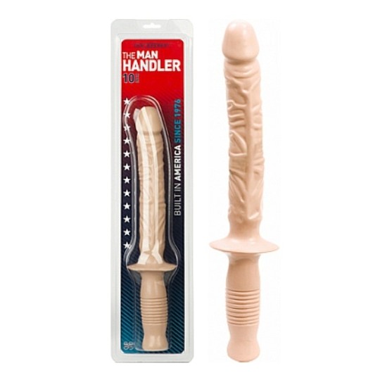 DILDO CON CAVO MANHANDLER BIANCO