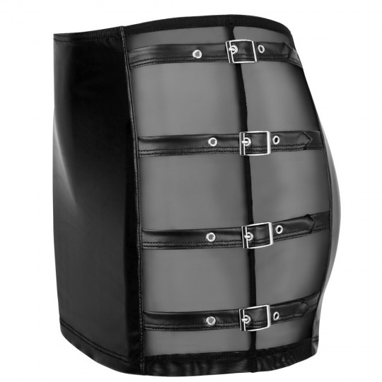 MINI SKIRT WITH BUCKLES