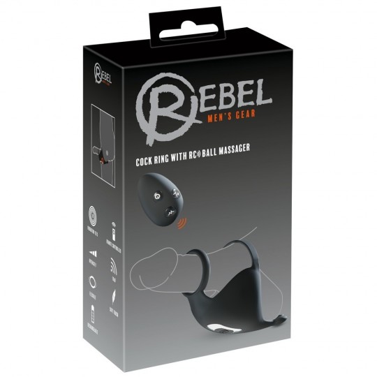 REBEL COCK RING WITH RC BALL MASSAGER