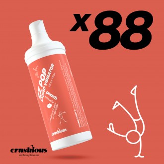 CONFEZIONE DA 88 VIBRATORE LIQUIDO ZZ POP AROMATIZZATO ALLA PESCA 30ML CRUSHIOUS