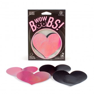 SECRET PLAY WOW BOOBS! HEART NIPPLE COVERS