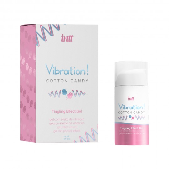 INTT LIQUID VIBRATOR COTTON CANDY 15ML