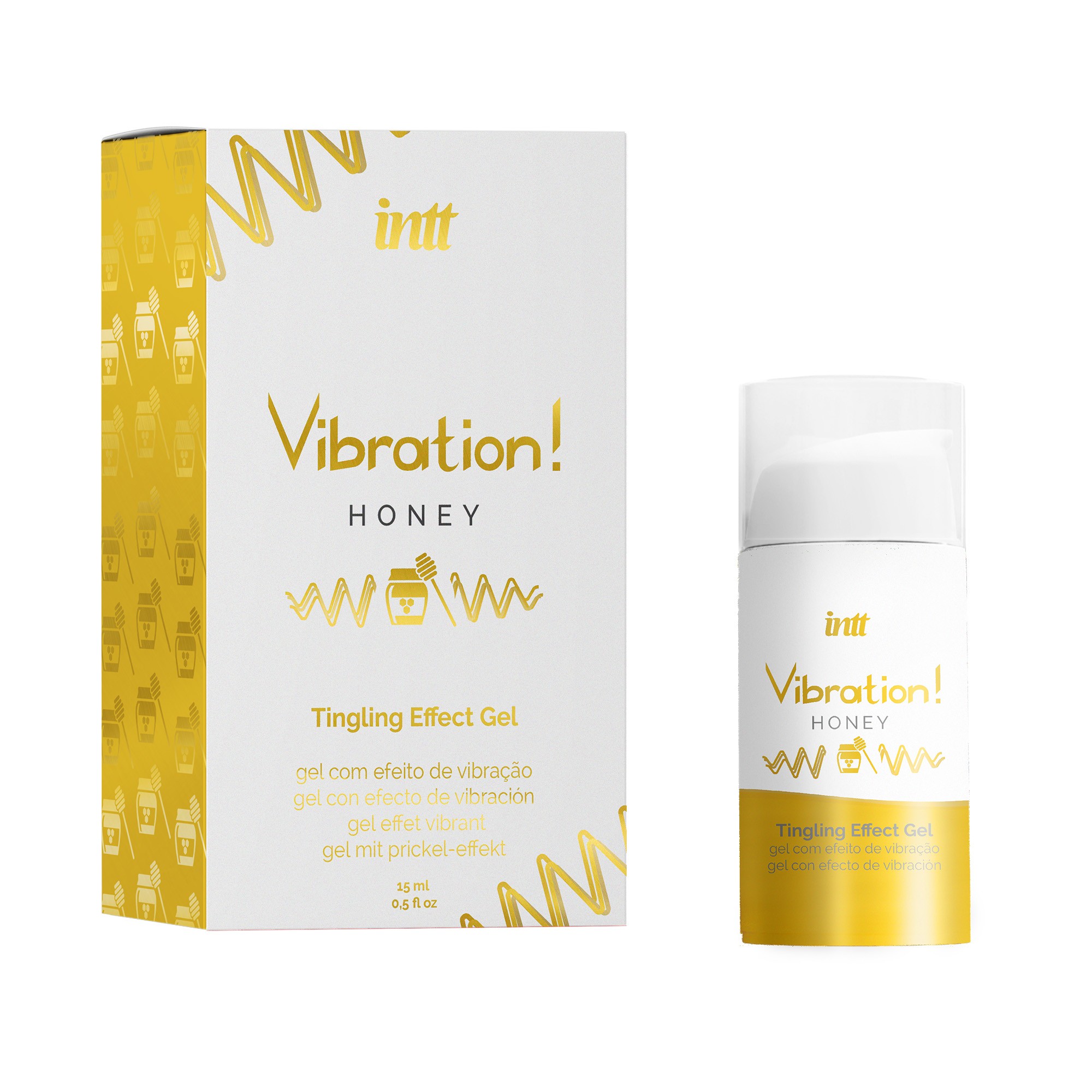 GEL CON VIBRACIÓN VIBRATION MIEL INTT 15ML