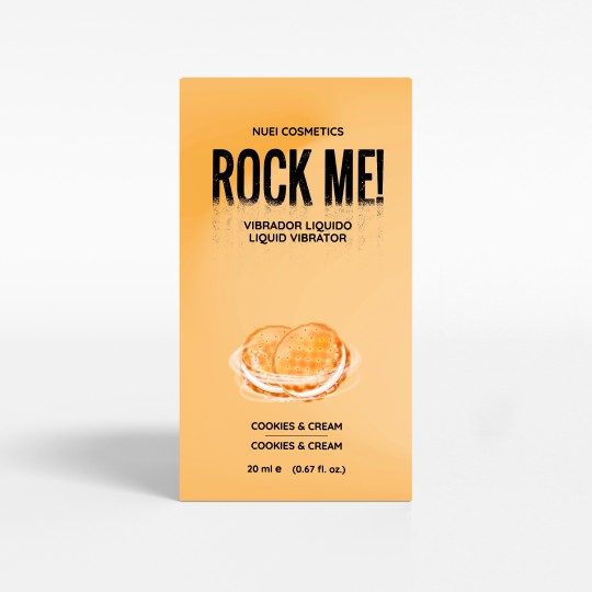 ROCK ME ! VIBRATEUR LIQUIDE BISCUITS &amp; CRÈME 20 ML NUEI