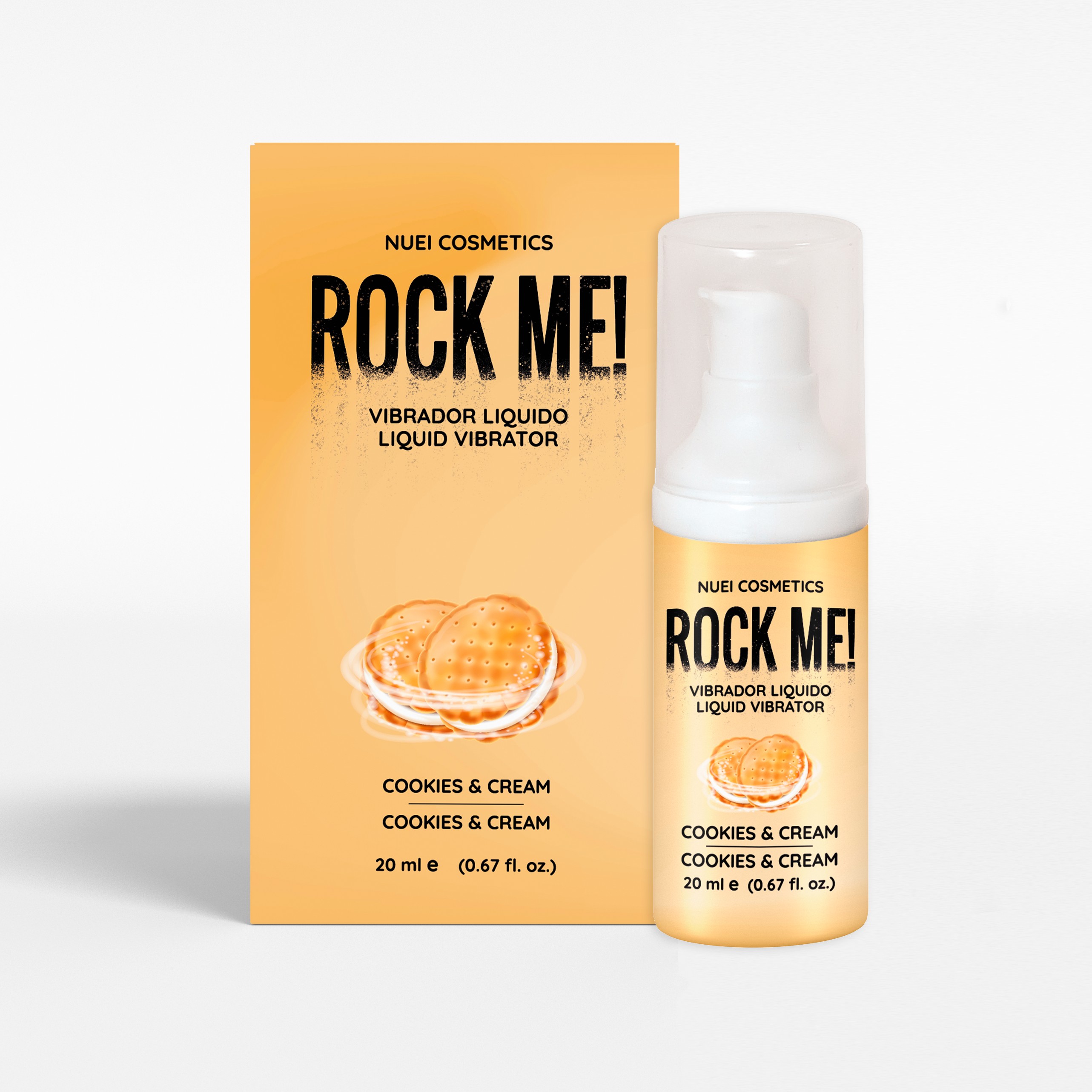 ROCK ME! VIBRATORE LIQUIDO COOKIES &amp; CREAM - 20 ML