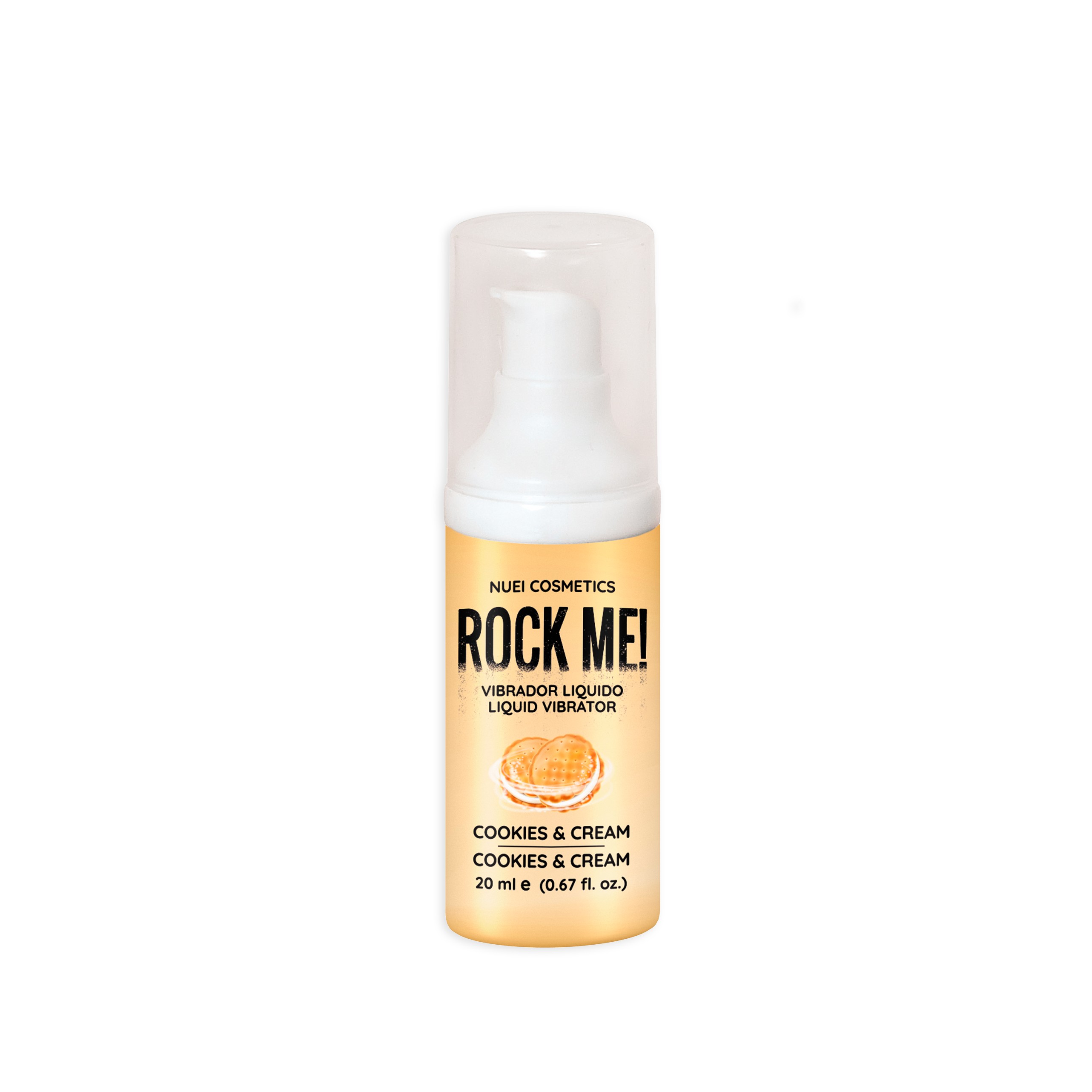 ROCK ME ! VIBRATEUR LIQUIDE BISCUITS &amp; CRÈME 20 ML NUEI