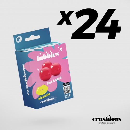 PACK DE 24 LUBBIES BOULES D&#039;HUILE CHAUDE ET FROIDE CRUSHIOUS