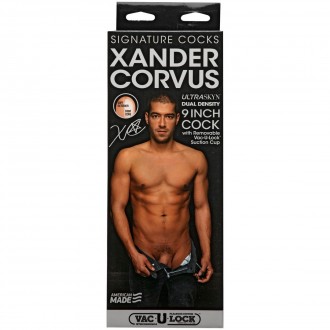 XANDER CORVUS - REALISTIC ULTRASKYN DILDO - 9 / 22 CM - VANILLA