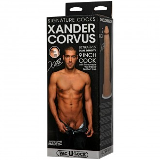 XANDER CORVUS - REALISTIC ULTRASKYN DILDO - 9 / 22 CM - VANILLA