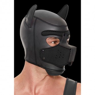 NEOPRENE PUPPY MASK - BLACK