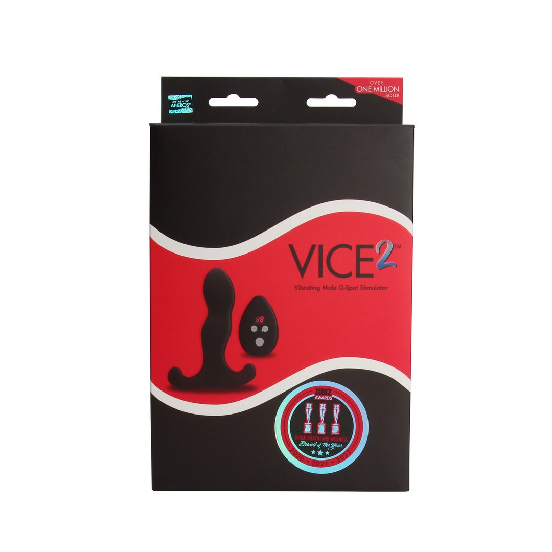 VICE 2 - VIBRATING MALE G-SPOT STIMULATOR - BLACK