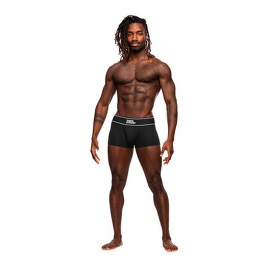 MALE POWER POUCH SHORT BLACK