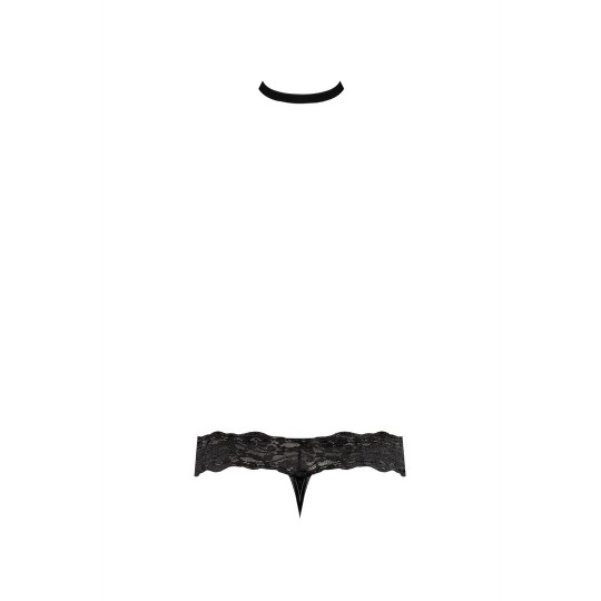 CHOKER THONG - L/XL - BLACK