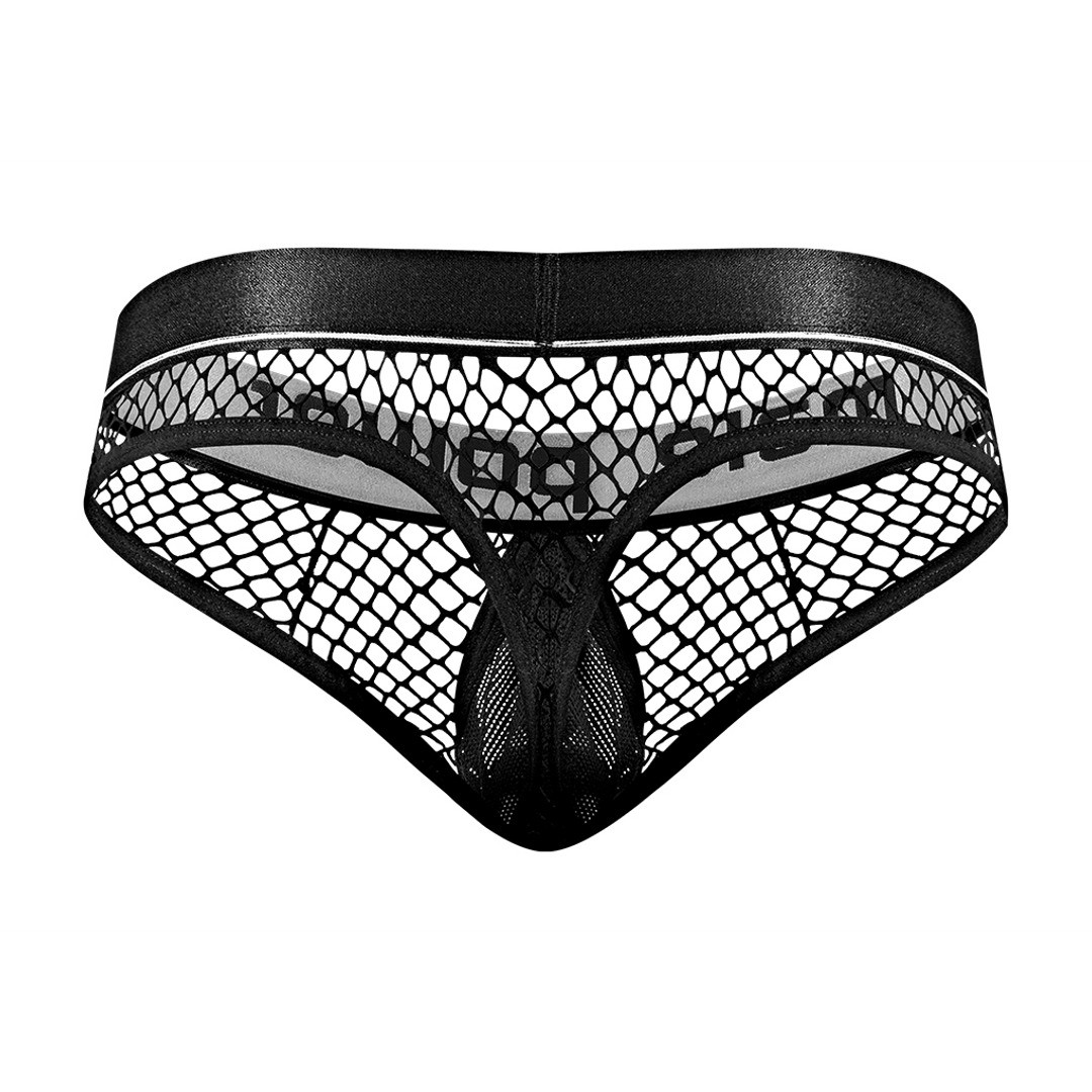 MALE POWER COCK RING THONG BLACK