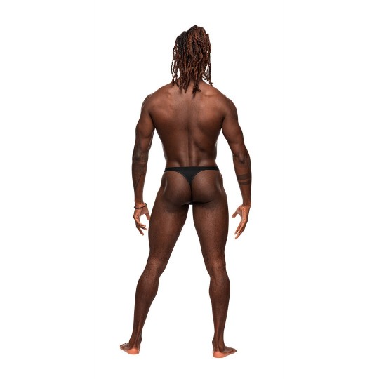 MICRO V THONG - L/XL - BLACK