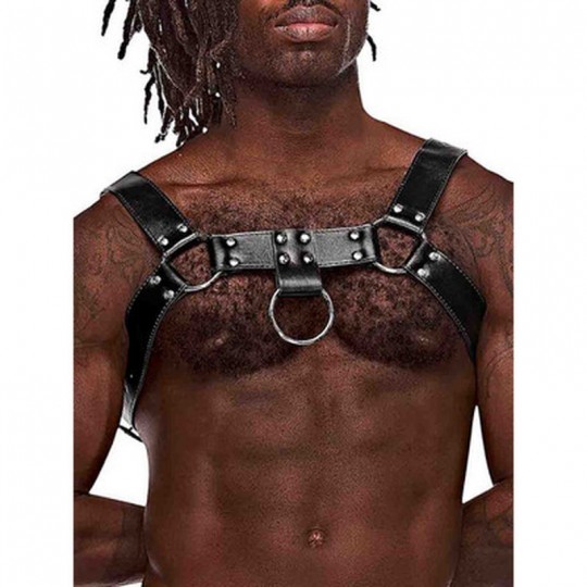 RAM - IMITATION LEATHER HARNESS - ONE SIZE - BLACK