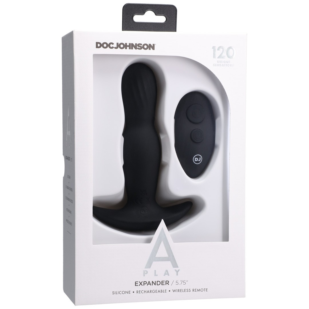 EXPANDER - SILICONE ANAL PLUG WITH REMOTE CONTROL