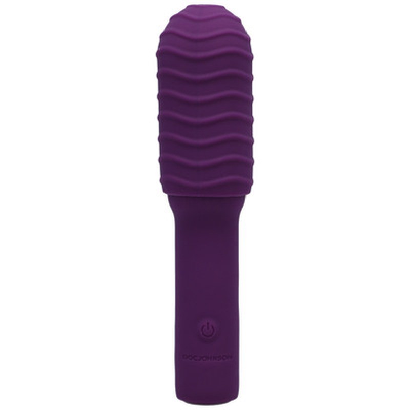 ELITE - MINI VIBRATOR WITH INTERCHANGEABLE ATTACHMENT - 4 / 10 CM