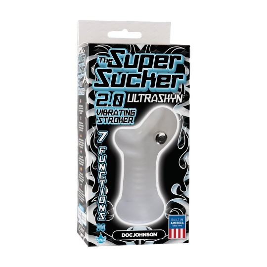 THE SUPER SUCKER 2.0 - ULTRASKYN VIBRATING MOUTH MASTURBATOR