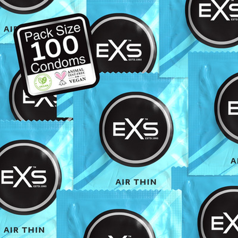 EXS AIR THIN CONDOMS - CONDOMS - 100 PIECES