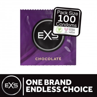 EXS HOT CHOCOLATE - CONDOMS - 100 PIECES