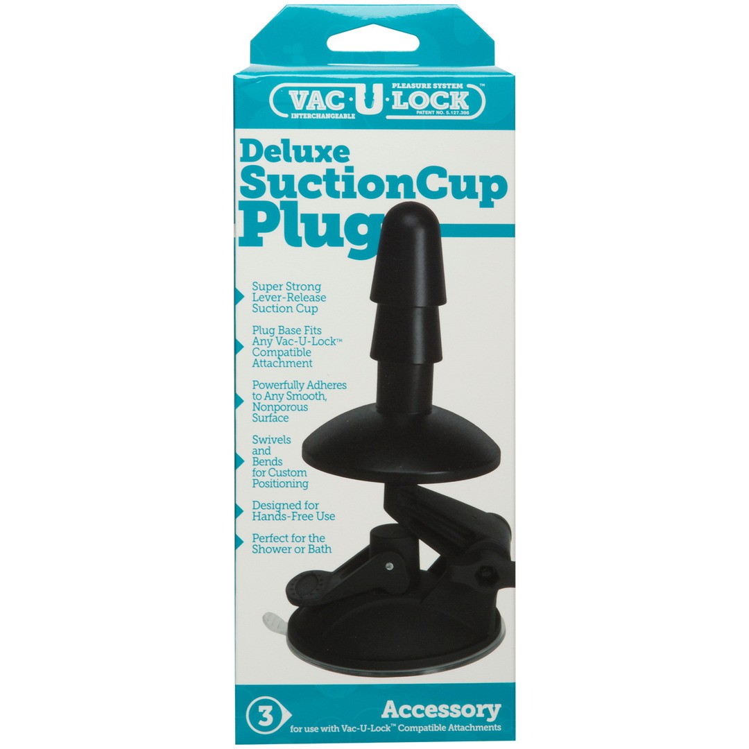 DELUXE SUCTION CUP PLUG ACCESSORY - 2 PIECES