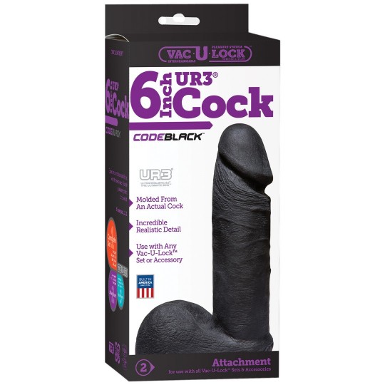 CODEBLACK - ULTRASKYN DILDO - 6 / 15 CM