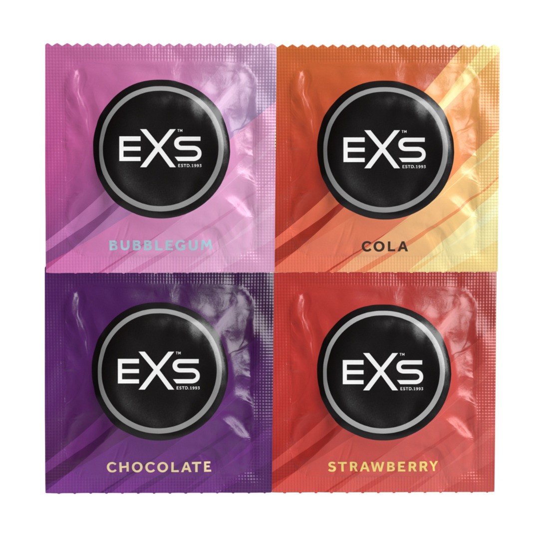 EXS MIXED FLAVORED - CONDOMS - 12 PIECES