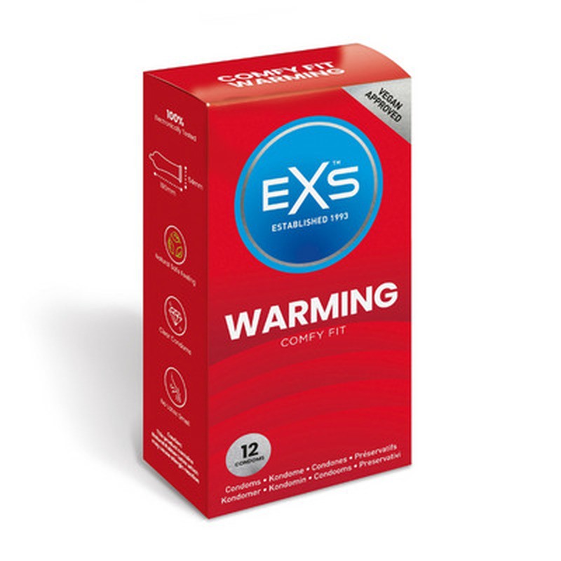 EXS WARMING - CONDOMS - 12 PIECES