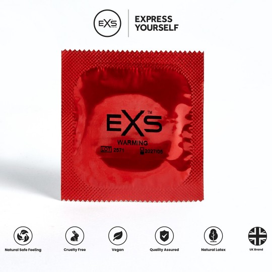 EXS WARMING - CONDOMS - 12 PIECES