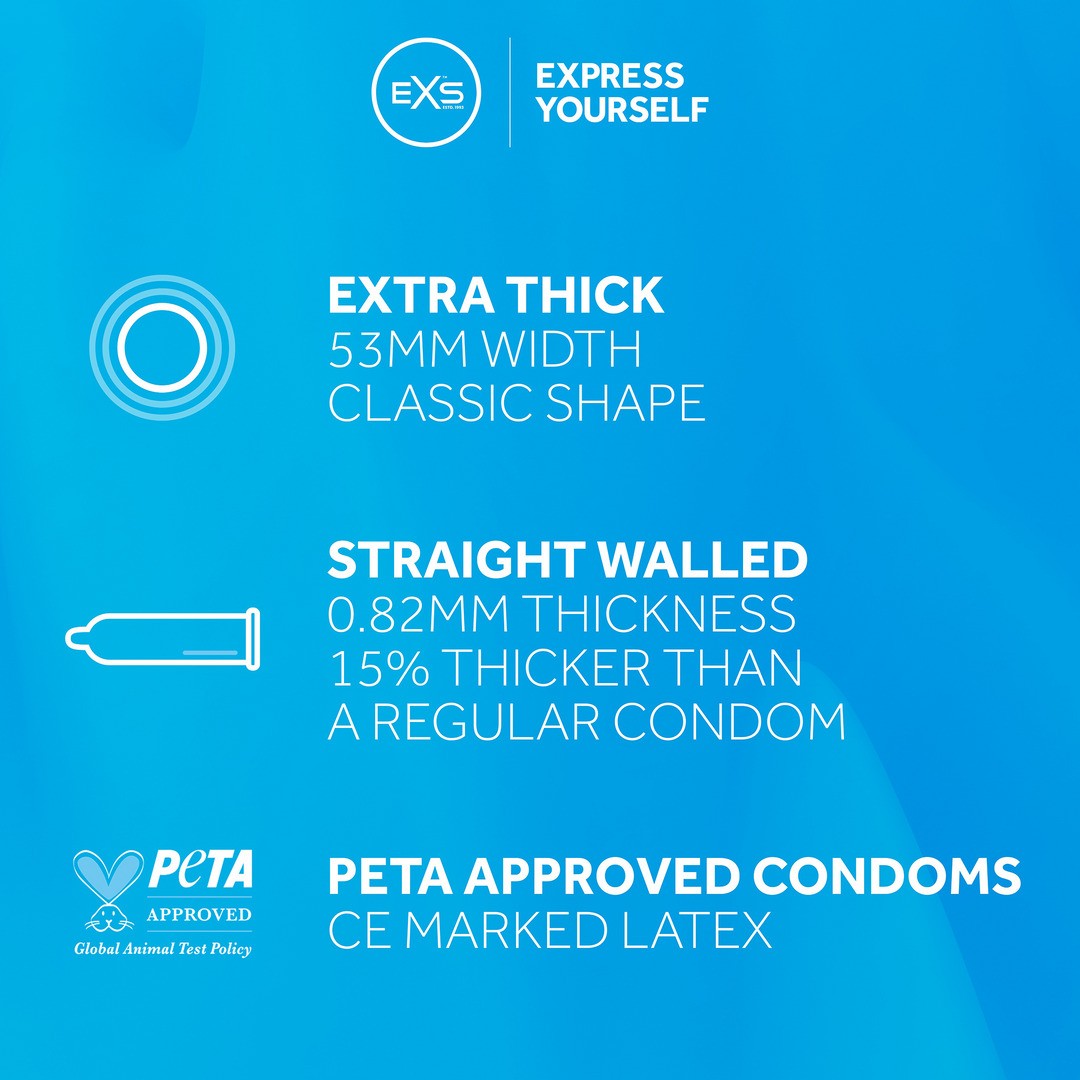 EXS EXTRA THICK - CONDOMS - 144 PIECES