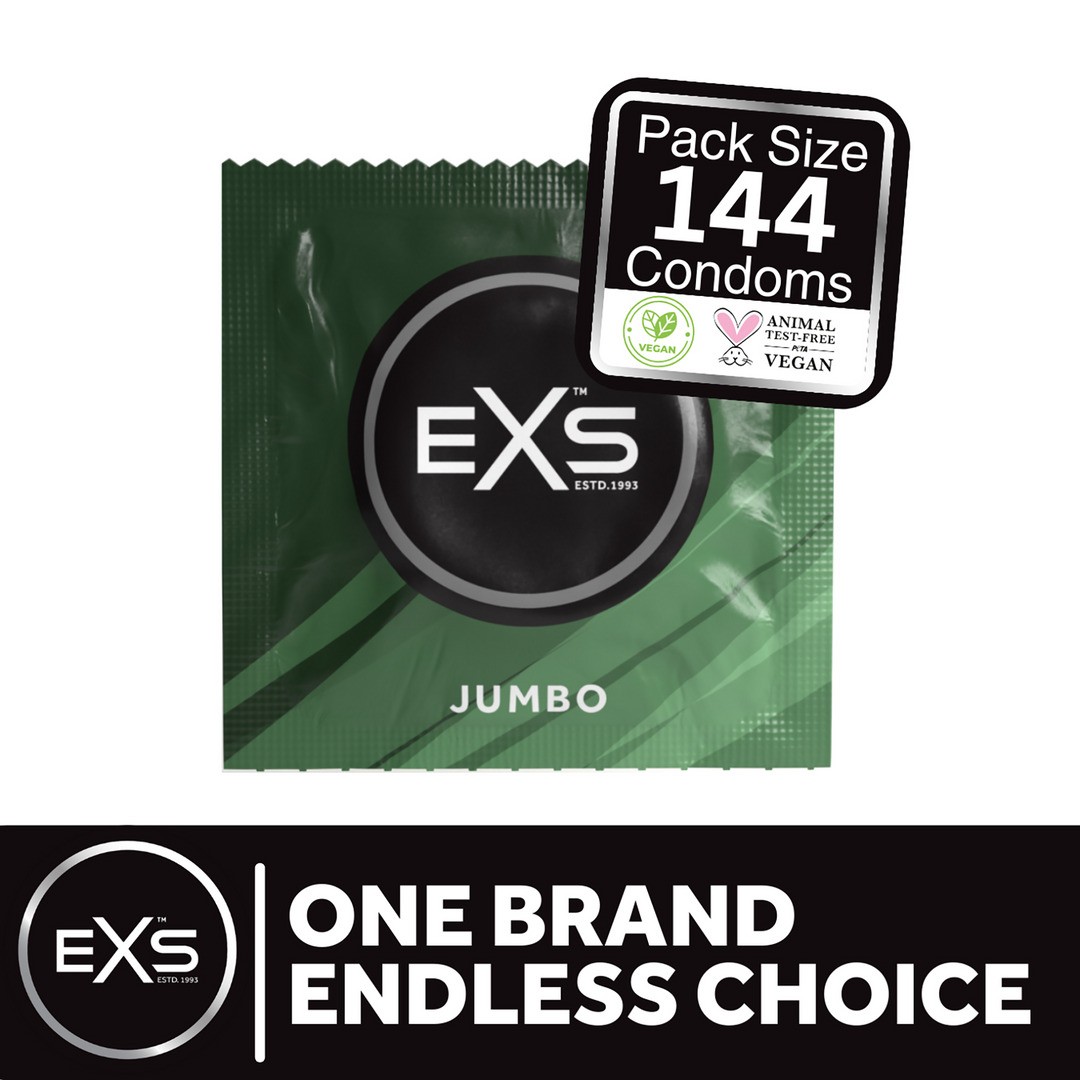 EXS JUMBO - CONDOMS - 144 PIECES